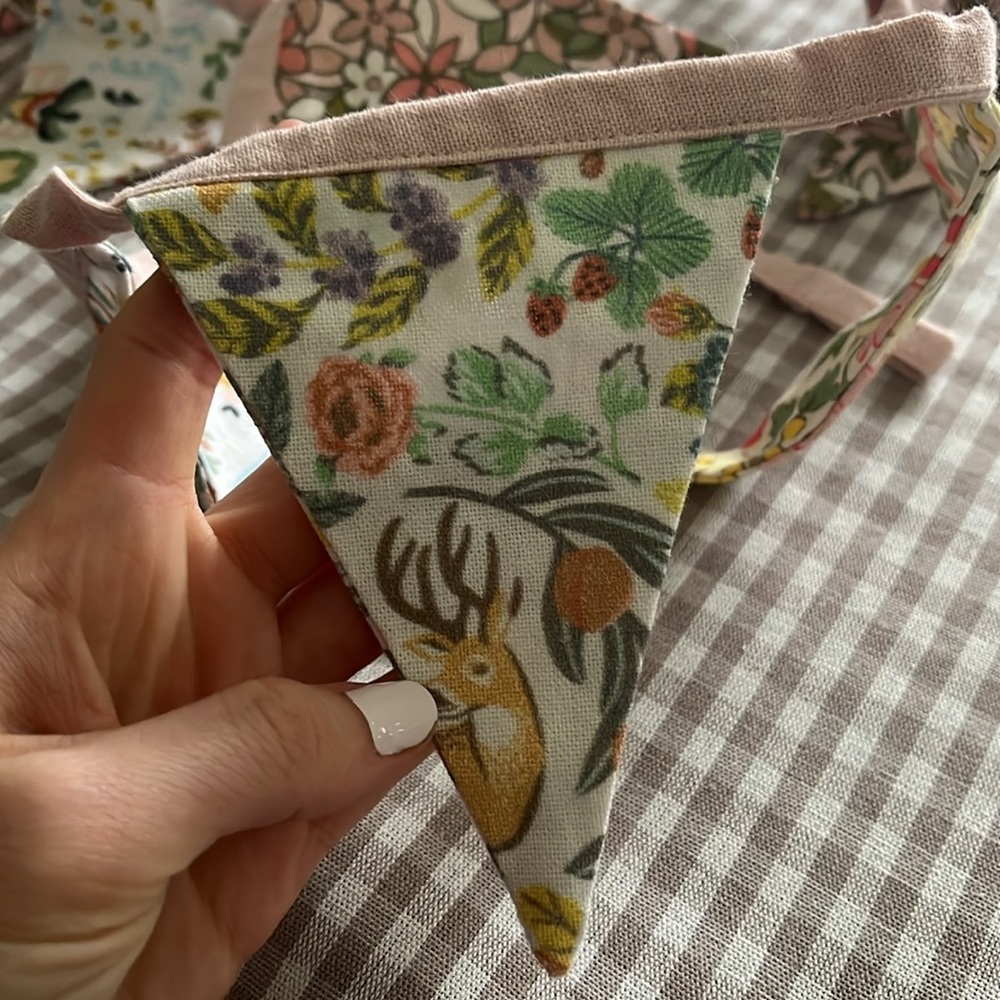 New Handmade Floral Nursery Banner Decor - Picture 4 of 4